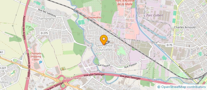 localisation de l'entreprise MADAME CAROLINE ADRIANSEN  SAINT-BRICE-COURCELLES