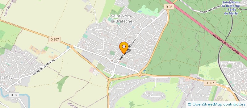 localisation de l'entreprise MADAME CAROLINE ADRIENNE RIBBING  SAINT-NOM-LA-BRETECHE