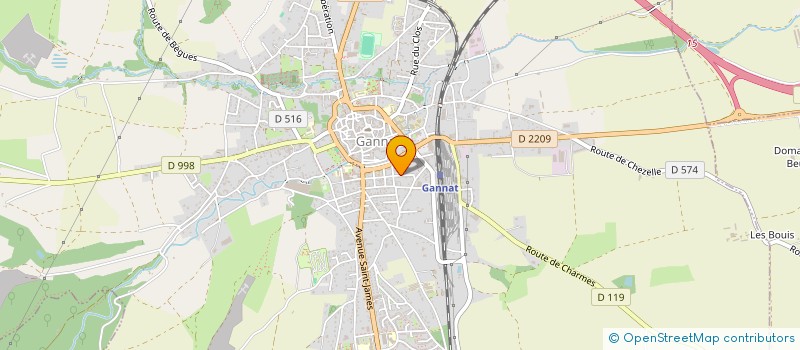 localisation de l'entreprise MADAME CAROLINE ADVENIER  GANNAT