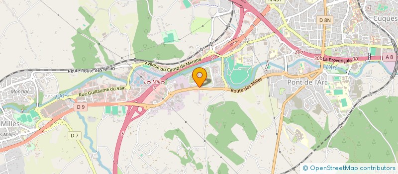 localisation de l'entreprise MADAME CAROLINE AGNELLI  AIX-EN-PROVENCE