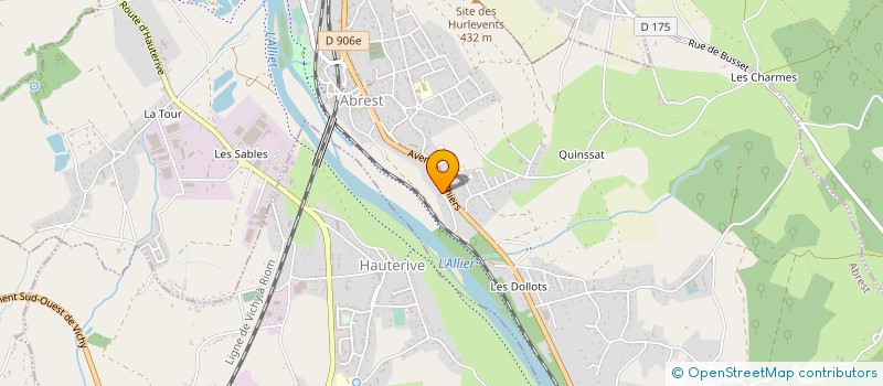 localisation de l'entreprise MADAME CAROLINE AGUILAR  ABREST