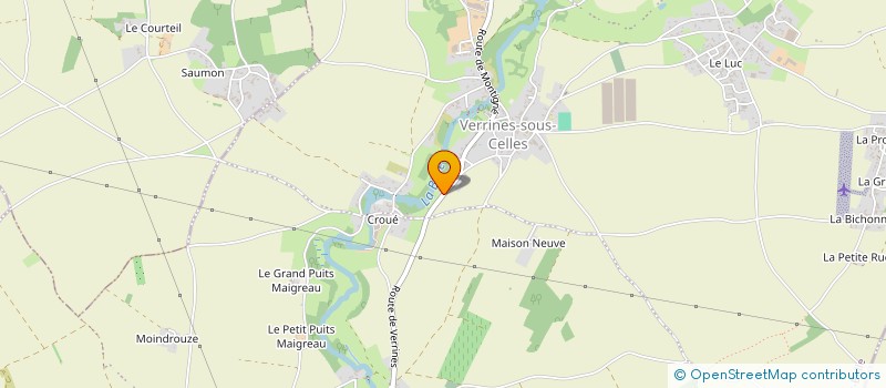 localisation de l'entreprise MADAME CAROLINE AIRAULT  CELLES-SUR-BELLE