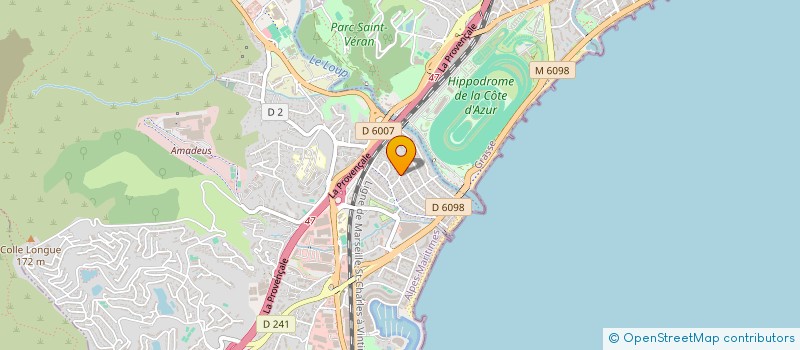 localisation de l'entreprise MADAME CAROLINE ALARCON  VILLENEUVE-LOUBET