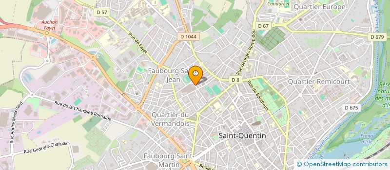 localisation de l'entreprise MADAME CAROLINE ALAVOINE à SAINT-QUENTIN