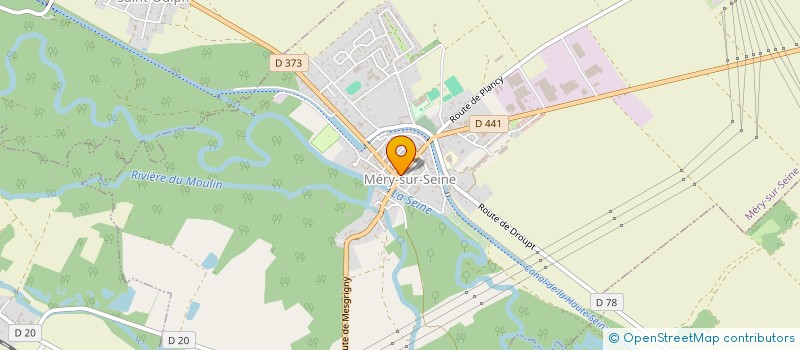 localisation de l'entreprise MADAME CAROLINE ALBARET  MERY-SUR-SEINE