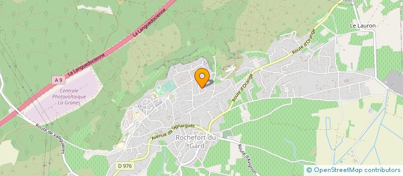 localisation de l'entreprise MADAME CAROLINE ALBERT-GONDRAND à ROCHEFORT-DU-GARD
