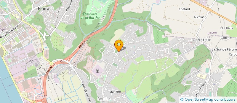 localisation de l'entreprise MADAME CAROLINE ALEXANDER  BOULIAC