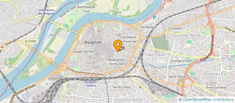 localisation de l'entreprise MADAME CAROLINE ALEXANDRE  AVIGNON