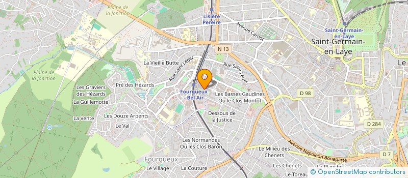 localisation de l'entreprise MADAME CAROLINE ALEXANDRE à SAINT-GERMAIN-EN-LAYE