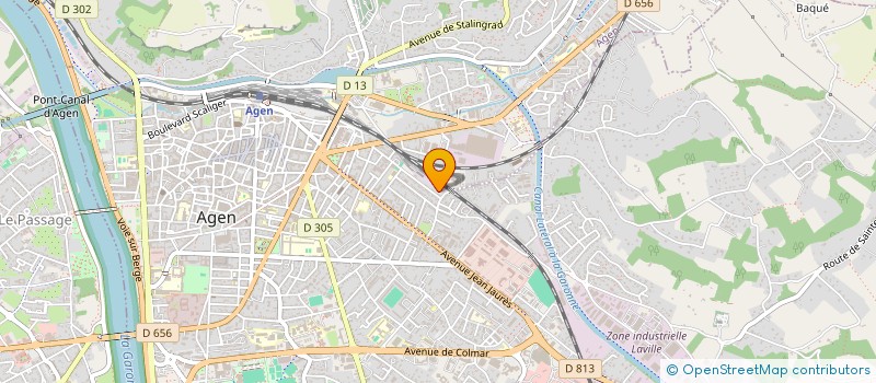 localisation de l'entreprise MADAME CAROLINE ALEXANDRE  AGEN