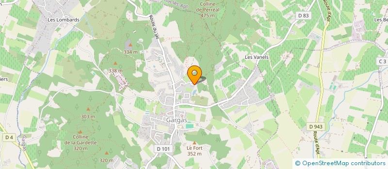 localisation de l'entreprise MADAME CAROLINE ALEXIS ZIMMERMAN  GARGAS