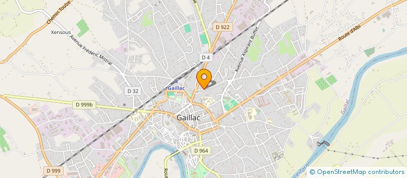 localisation de l'entreprise MADAME CAROLINE ALIBERT  GAILLAC