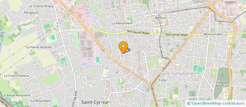 localisation de l'entreprise MADAME CAROLINE ALLEGUEDE  SAINT-CYR-SUR-LOIRE