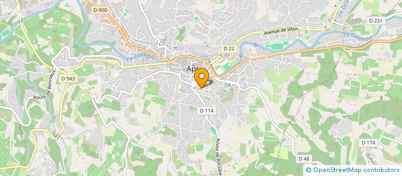 localisation de l'entreprise MADAME CAROLINE ALLENE  APT