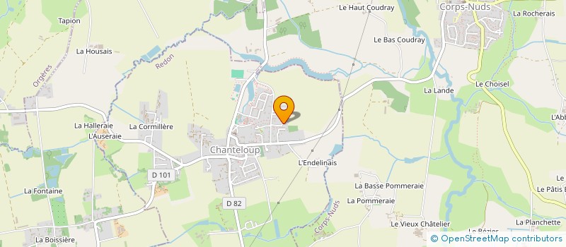 localisation de l'entreprise MADAME CAROLINE ALLOUIS à CHANTELOUP