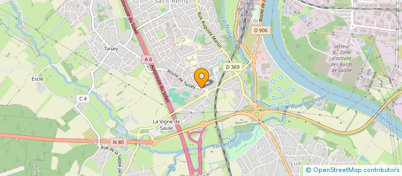 localisation de l'entreprise MADAME CAROLINE ALVARADO  SAINT-REMY