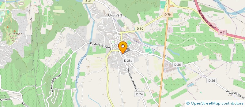 localisation de l'entreprise MADAME CAROLINE AMERIO  NOVES