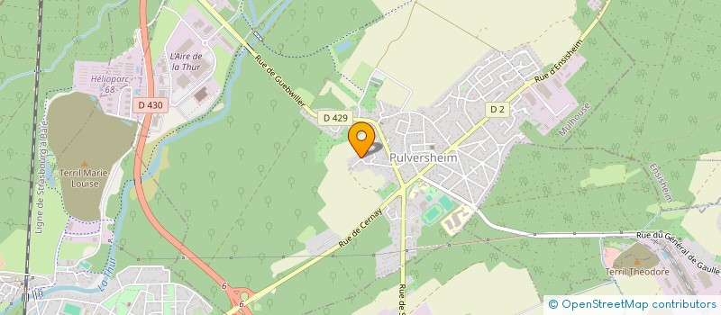 localisation de l'entreprise MADAME CAROLINE AMIDIEU  PULVERSHEIM