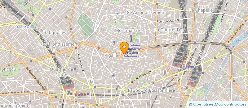 localisation de l'entreprise MADAME CAROLINE ANDRIEUX à PARIS 18