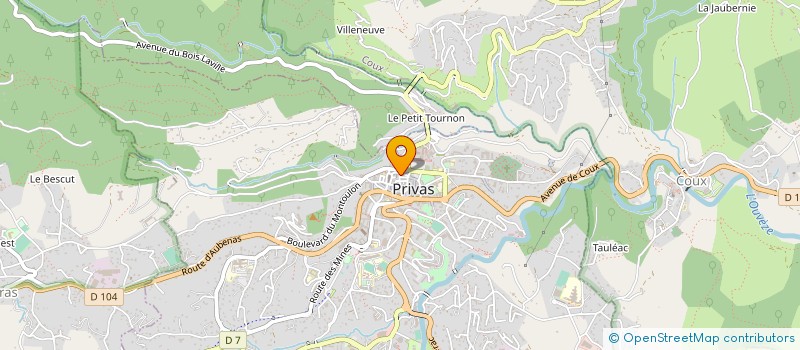 localisation de l'entreprise MADAME CAROLINE ANDRIEUX  COUX