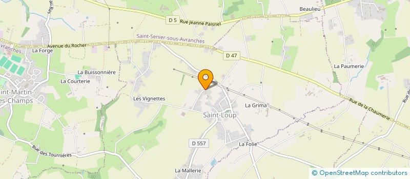 localisation de l'entreprise MADAME CAROLINE ANGER à SAINT-LOUP