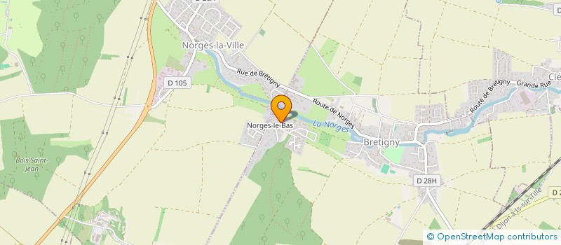 localisation de l'entreprise MADAME CAROLINE ANNE BATEMAN  VELARS-SUR-OUCHE