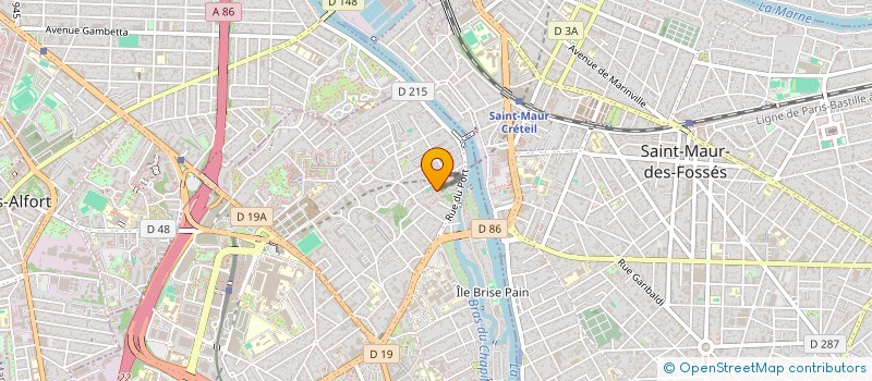 localisation de l'entreprise MADAME CAROLINE ANTHORE  CRETEIL