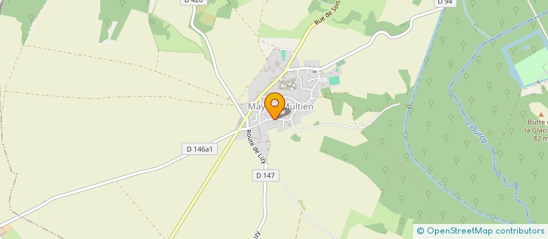 localisation de l'entreprise MADAME CAROLINE ANTUNES  MAY-EN-MULTIEN