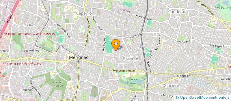 localisation de l'entreprise MADAME CAROLINE ARLIX à MERIGNAC