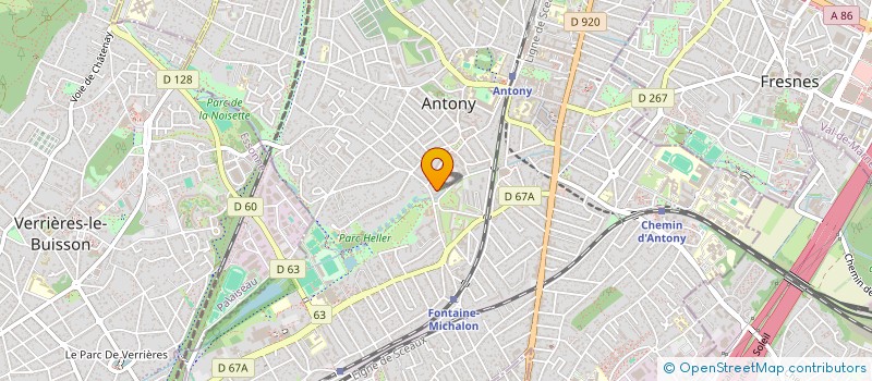 localisation de l'entreprise MADAME CAROLINE ARMAND à ANTONY