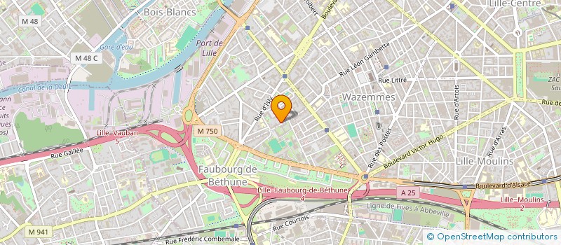 localisation de l'entreprise MADAME CAROLINE ARNAUD à LILLE