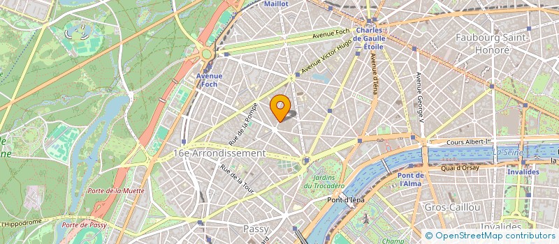 localisation de l'entreprise MADAME CAROLINE ARNAUD-MICHAUD  PARIS