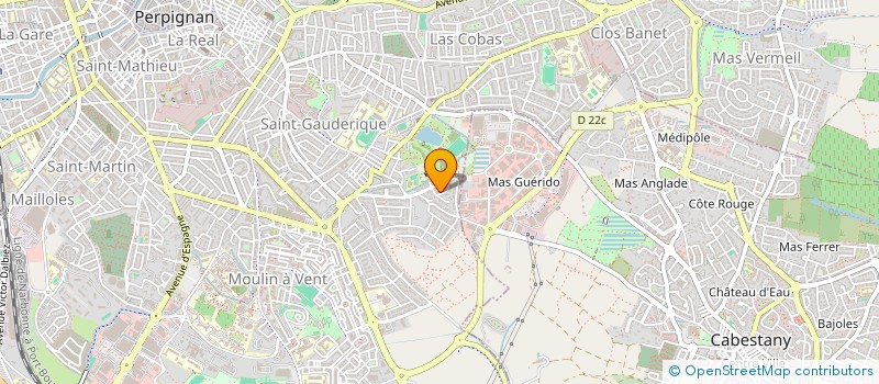 localisation de l'entreprise MADAME CAROLINE ARTIGUES  PERPIGNAN