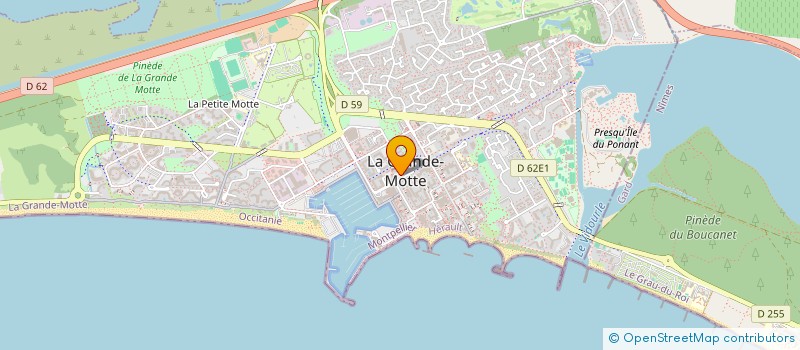 localisation de l'entreprise MADAME CAROLINE ARTINIAN  LA GRANDE-MOTTE