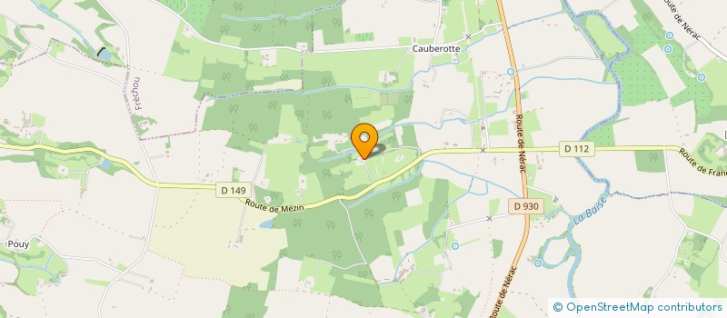 localisation de l'entreprise MADAME CAROLINE ASPEY  MONCRABEAU