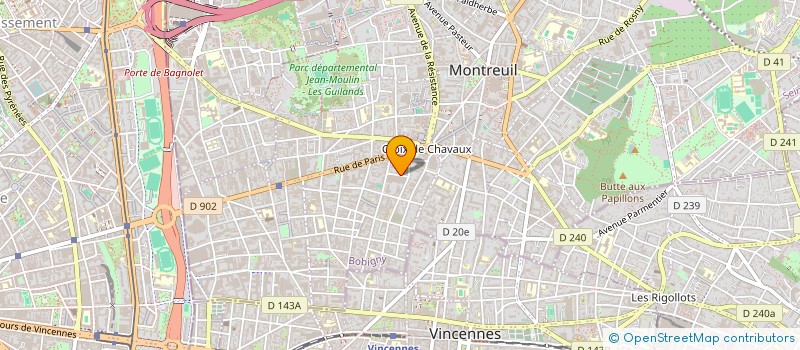 localisation de l'entreprise MADAME CAROLINE ATTIA à MONTREUIL
