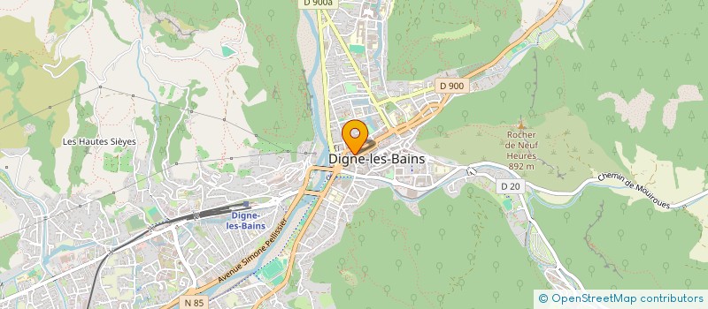 localisation de l'entreprise MADAME CAROLINE AUCELLO à DIGNE-LES-BAINS