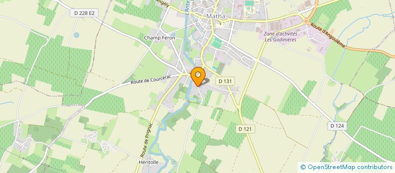 localisation de l'entreprise MADAME CAROLINE AUFFRET  MATHA