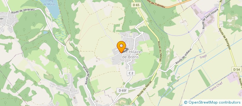 localisation de l'entreprise MADAME CAROLINE AUFRANC  SAINT-HILAIRE-DE-BRENS