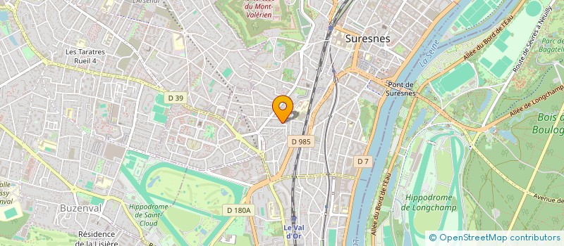 localisation de l'entreprise MADAME CAROLINE AUGER à SURESNES