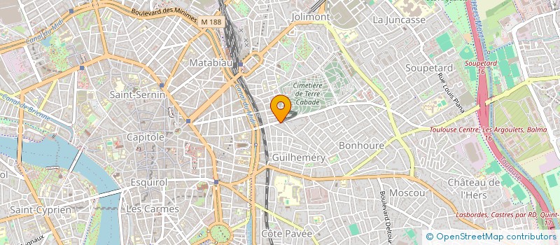 localisation de l'entreprise MADAME CAROLINE AUSSEDAT à TOULOUSE