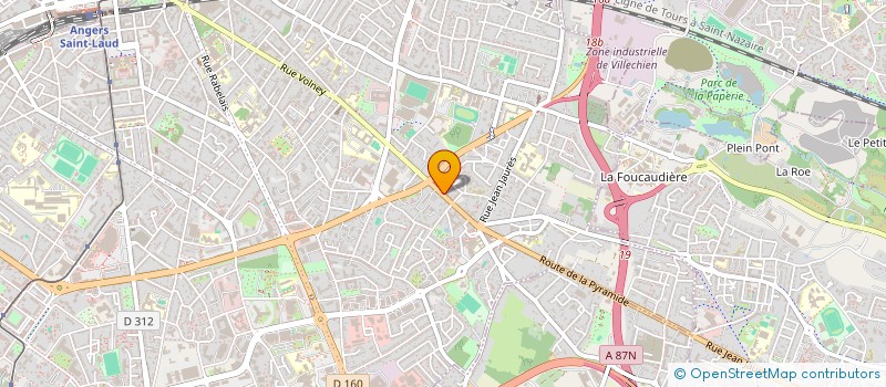 localisation de l'entreprise MADAME CAROLINE AVRIL à ANGERS