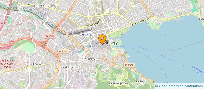 localisation de l'entreprise MADAME CAROLINE AVRILLON à ANNECY