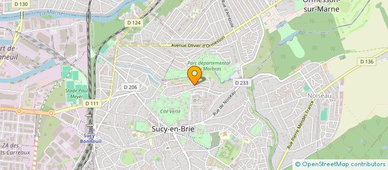 localisation de l'entreprise MADAME CAROLINE BAATZ à SUCY-EN-BRIE