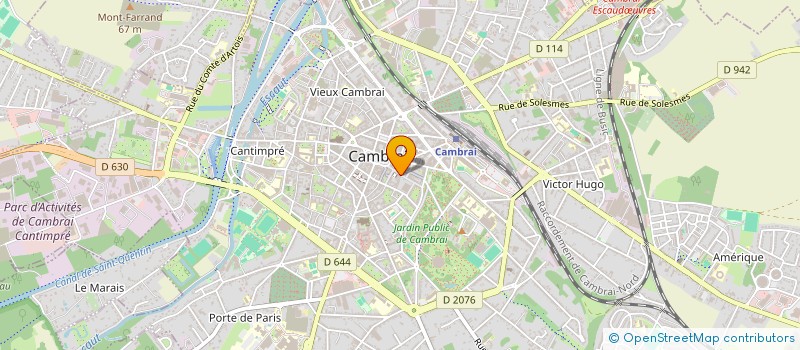 localisation de l'entreprise MADAME CAROLINE BABISE  CAMBRAI