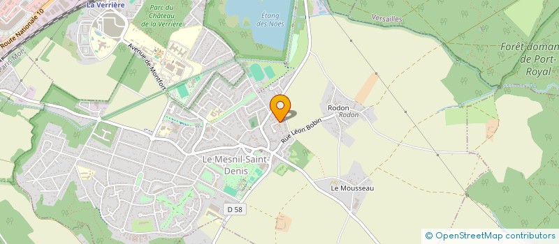 localisation de l'entreprise MADAME CAROLINE BABRON  LE MESNIL-SAINT-DENIS