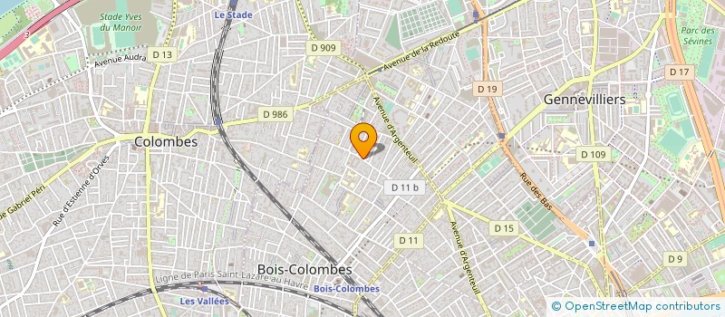localisation de l'entreprise MADAME CAROLINE BACHINI à BOIS COLOMBES