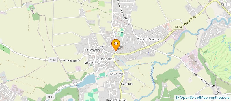 localisation de l'entreprise MADAME CAROLINE BADIE à AUSSONNE