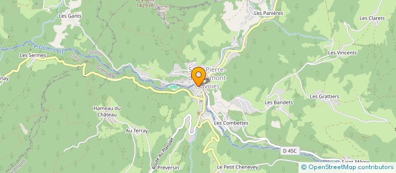 localisation de l'entreprise MADAME CAROLINE BAFFERT à SAINT-PIERRE-D'ENTREMONT