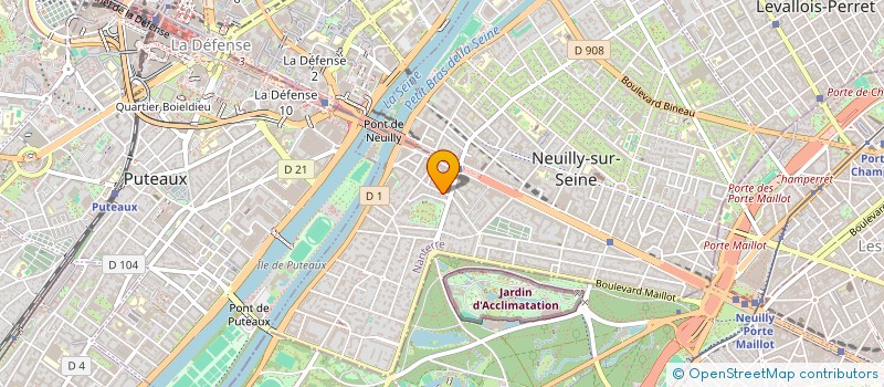 localisation de l'entreprise MADAME CAROLINE BAFFET à NEUILLY SUR SEINE